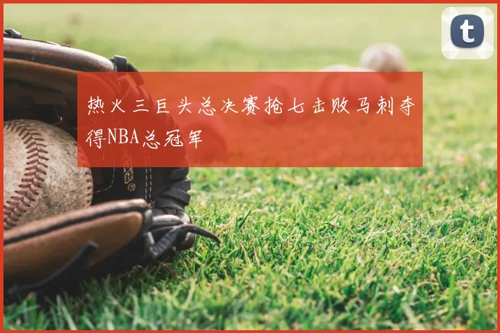 热火三巨头总决赛抢七击败马刺夺得NBA总冠军